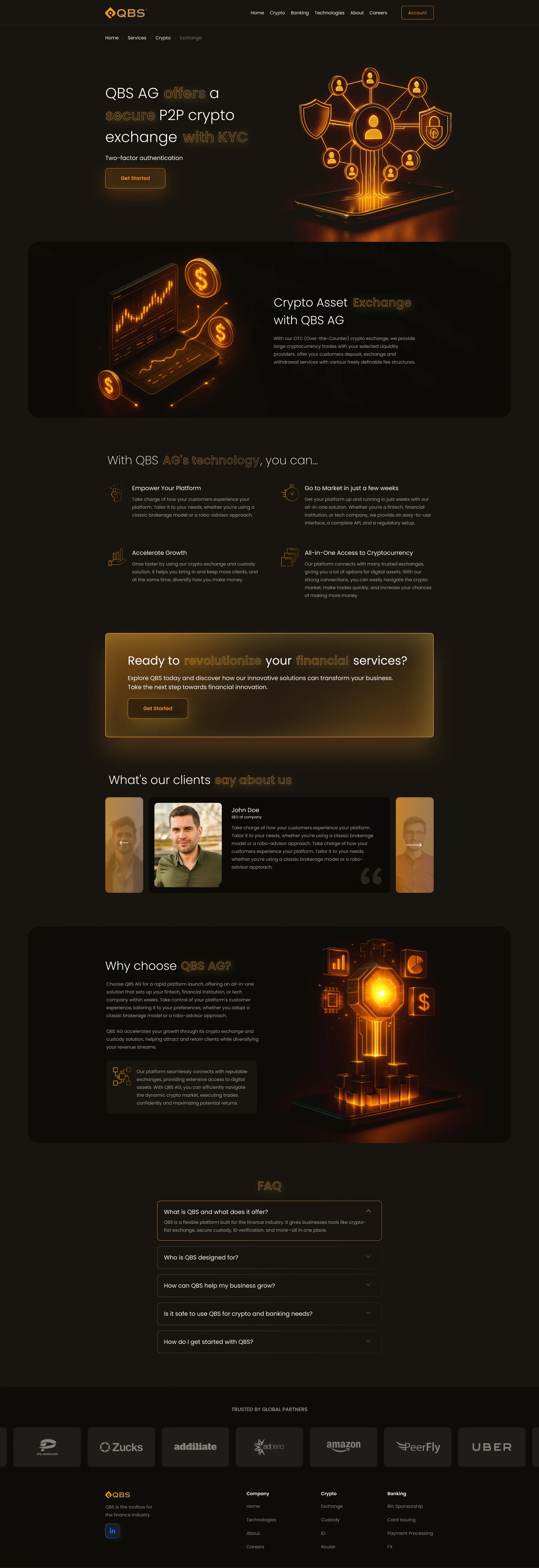 Exchange page