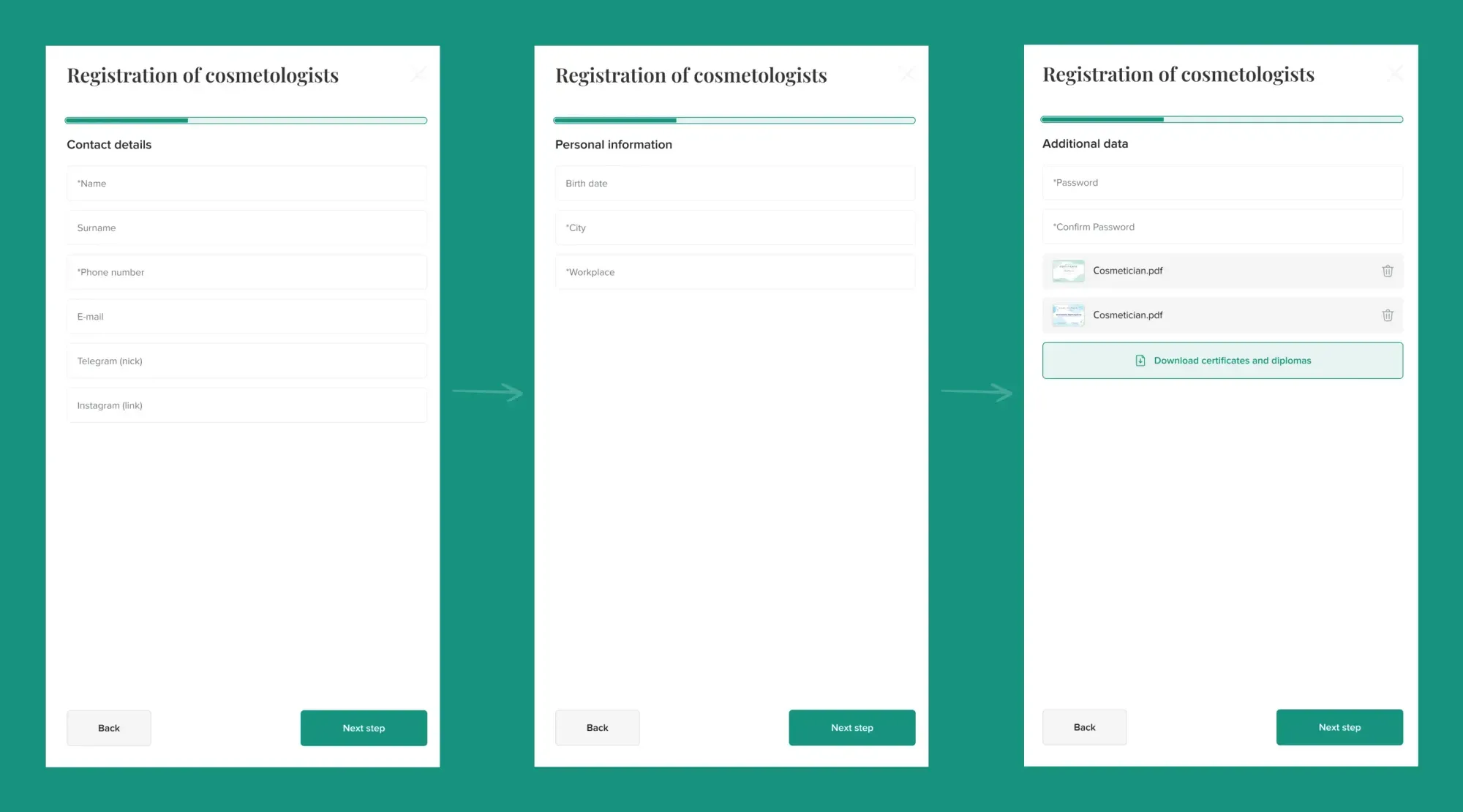 Quiz - скріншот проєкту 1