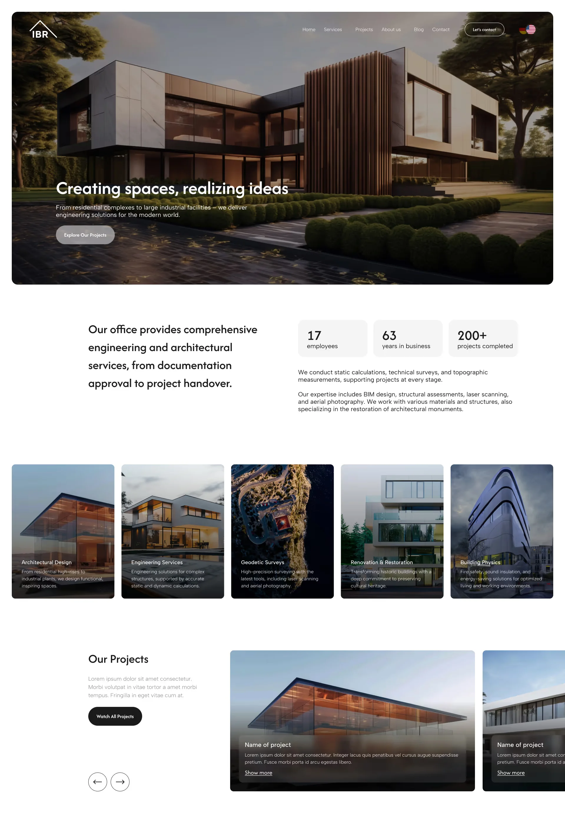 Варіанти дизайну - скріншот проєкту 1