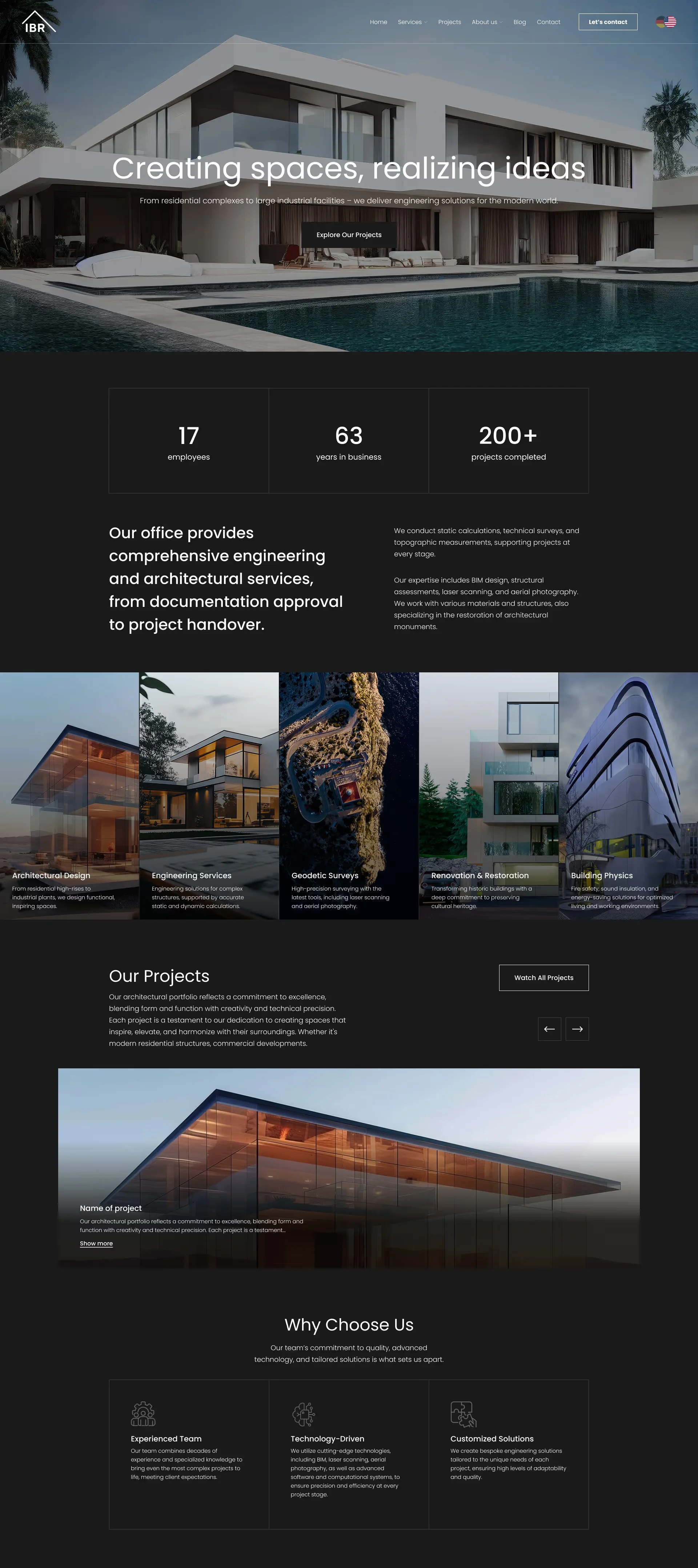 Чорна і біла тема - скріншот проєкту 1