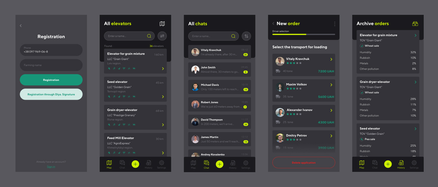 Темна версія - скріншот проєкту 1