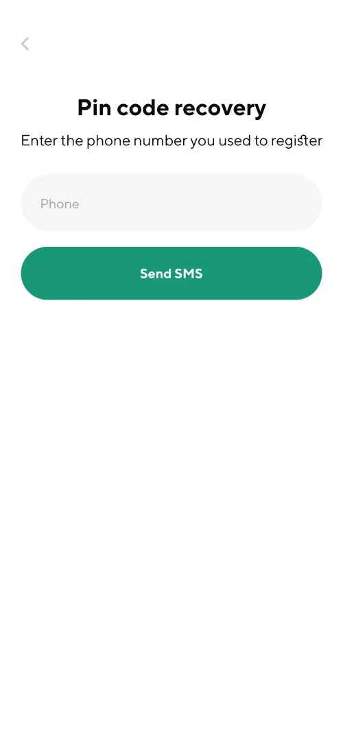 Реєстрація та вхід - мобільний інтерфейс 8