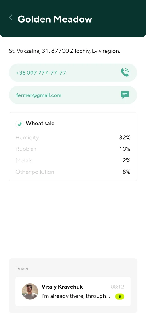 Історія та чати - мобільний інтерфейс 5